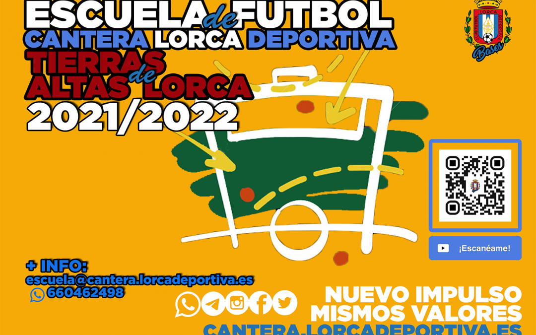 El Cantera Fútbol Lorca Deportiva pone en marcha la escuela de fútbol de las «Tierras Altas» de Lorca